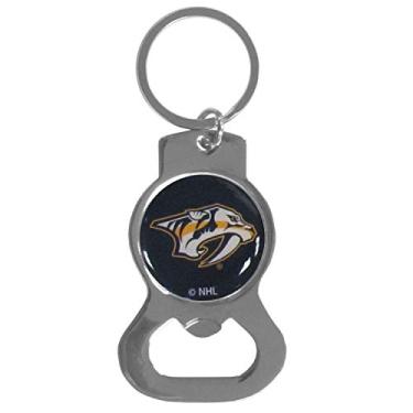 Imagem de Chaveiro abridor de garrafas NHL Siskiyou Sports Fan Shop Nashville Predators, tamanho único, cor do time