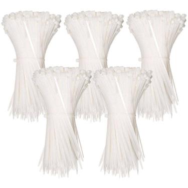 Imagem de Abraçadeira Nylon Enforca Gato 2,5X150Mm Branco Com 500 Un