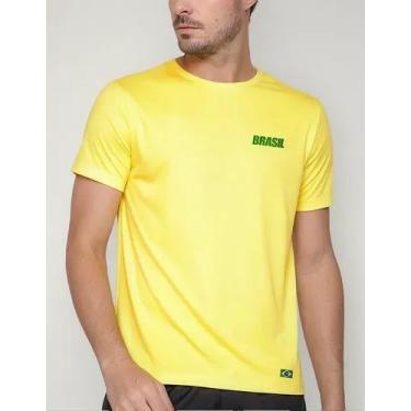 Imagem de Camiseta Camisa Adulto Feminina Masculina Algodão do Brasil Copa MD2 -
