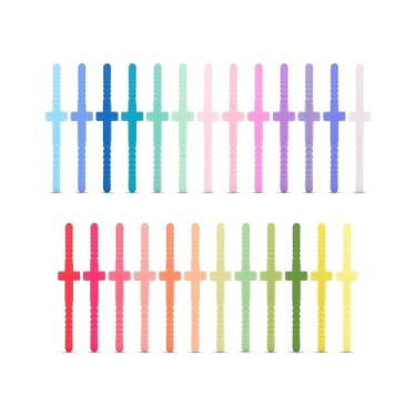 Imagem de Ryan & Rose Pulseiras Jesus - Pulseira de silicone com cruz, Small, Silicone, Sem Pedra Preciosa