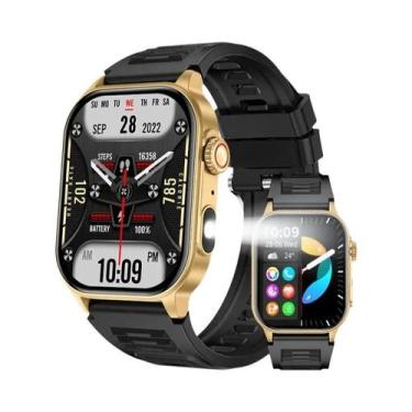 Imagem de Relógio Inteligente Bluetooth Masculino Com Tela Grande LIGE 2.01 HD, 