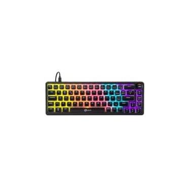 Imagem de Teclado Mecanico Gamer Kalkan Drakar, RGB, Switches YH Marrom, Layout 65%, USB Tipo-C, ABNT2, Preto - KLK00052