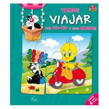 Imagem de Livro - Vamos Viajar Com Piu-Piu e Seus Amigos!