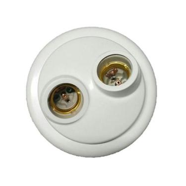 Imagem de Plafon pp duplo bc 100w enerlux e27
