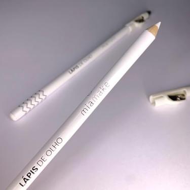 Imagem de Lápis de Olho Branco para Marcação Profissional, Kit com 2 Unidades, para Maquiagem e Botox