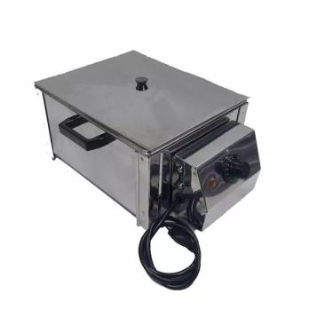 Imagem de Derretedeira de chocolate inox 10 Kg com 2 cubas 5 Kg 110V