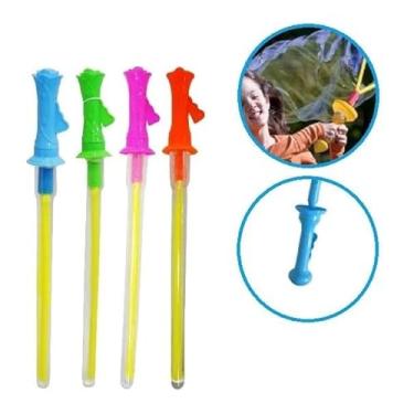 Imagem de Bastão Bolha De Sabão Gigante Infantil Lança Bolinhas Divertido