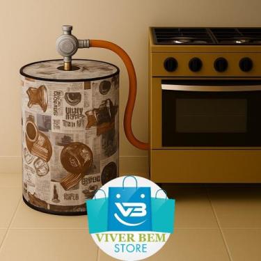 Imagem de Capa botijao de gas 13 kg protetor impervealvel - Viver Bem Estar