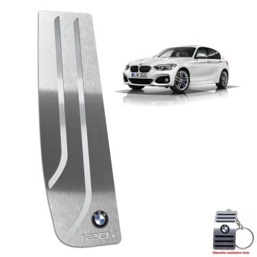 Imagem de Descanso De Pé Em Inox Bmw 120i 2010 A 2019 Prata