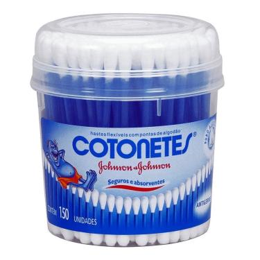 Imagem de Hastes flexíveis cotonetes pote 150 unidades