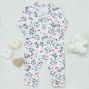 Imagem de Macacão Confortável de Bebê Ribana com Zíper para Dias Divertidos Pand