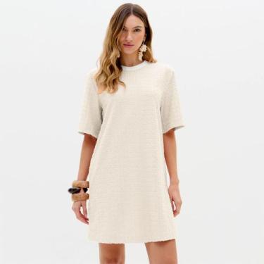 Imagem de Vestido Curto Lança Perfume Tdress Ve26 Off White Feminino, M