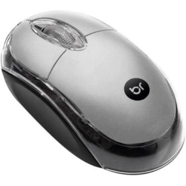 Imagem de Mouse com Fio Bright USB Básico Prata 107