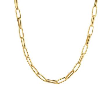 Imagem de Cordão Corrente Cartier 5Mm 60Cm Banhado A Ouro 18K - Belo Presente