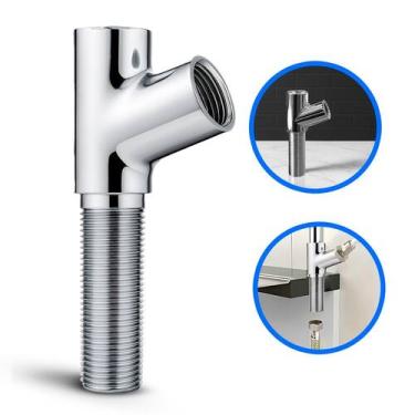 Imagem de Junção Adaptador Y 1/2" Longa Metal Para Torneira, Filtro E Ducha Higi
