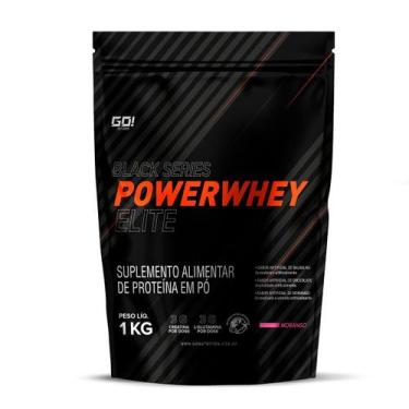 Imagem de Whey Protein Isolado Elite 1kg  GO NUTRITION, Morango
