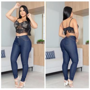Imagem de Calça jeans escura basica - Levanta bumbum , 36