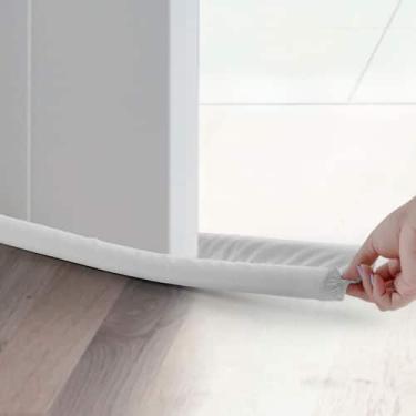 Imagem de KIT 4 Protetor de Porta Duplo Veda Pó Bloqueio Total de Insetos Poeira