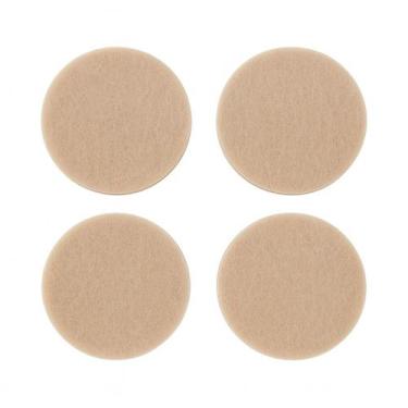 Imagem de Protetor Adesivo Feltro Redondo 4cm Móveis Cadeiras Mesas 8 Unidades A