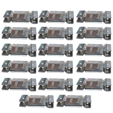 Imagem de 17 Pares de Conector de Encaixe para Móveis Sofá Cabeceira Painel Zincado G59