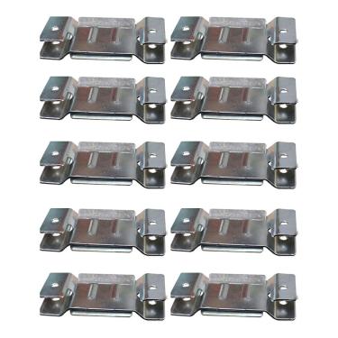Imagem de 10 Pares de Conector de Encaixe para Móveis Sofá Cabeceira Painel Zincado G59