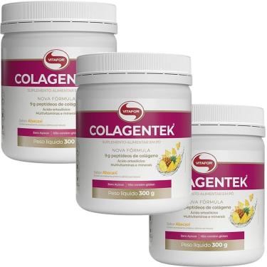 Imagem de Kit 3X Colagentek - 300g Abacaxi - Vitafor-Masculino
