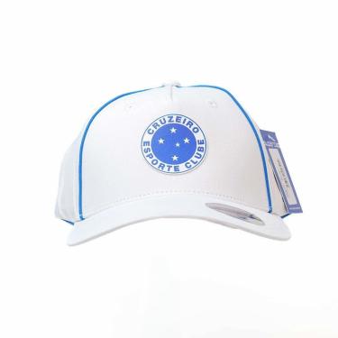 Imagem de Boné Supercap Cruzeiro Silk Relevo Frontal e Lateral Dora-Unissex