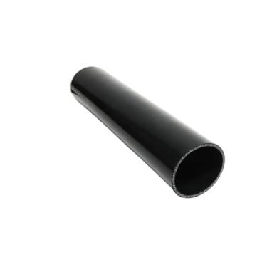 Imagem de I33T Tubo de silicone automotivo, ID 3,75" (95 mm) mangueira de silicone de acoplador reto, mangueira universal de refrigeração de radiador de 4 camadas de alta temperatura 1 m (preto)