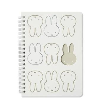 Imagem de MSGlobal Caderno espiral pautado bonito B6 18 x 13 cm, cerca de 80 folhas