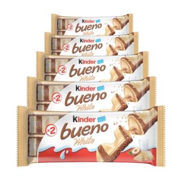 Imagem de Chocolate Kinder Bueno White, 5 Pacotes de 39g