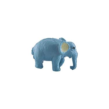 Imagem de Bonsai Bonsai em miniatura de elefante bonito jardim de fadas ornamentos de terrário decoração de casa de boneca (1 peça azul)