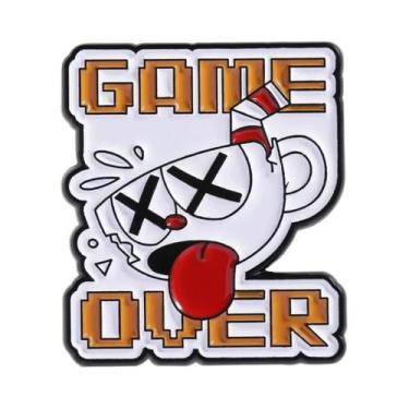 Imagem de Broches De Esmalte Cuphead E Mugman, Personagens De Jogos De Anime, Di