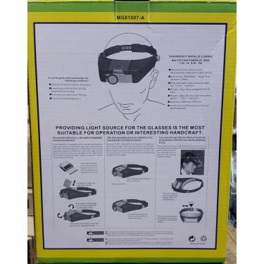 Imagem de Suporte Apoio De Cabeça Com Lente Aumento + Led Iluminação