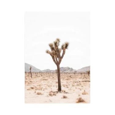 Imagem de Pôster De Animais Tropicais Em Beje, Arte De Parede Em Lona, Elefante,