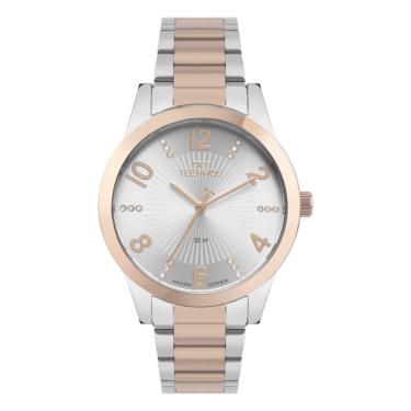 Imagem de Relógio Technos Feminino Ref: 2035naz/1k Elegance Bicolor