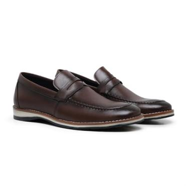 Imagem de Sapato Masculino Social Mocassim Loafter Casamento Premium (Café, BR, Adulto, Numérico, 39)