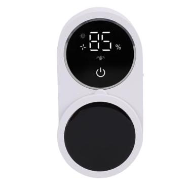 Imagem de Asixxsix Organizador de Escova de Dentes de Parede Com Tampa de Abertura e Fechamento Automáticos por Indução, Bateria de 1800mAh, Ideal para banheiros. (Branca)