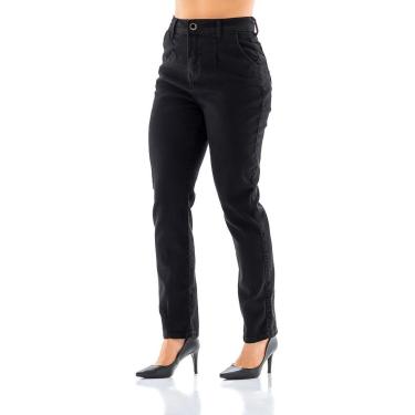 Imagem de Calça Jeans Feminina Arauto Baggy Black-Feminino