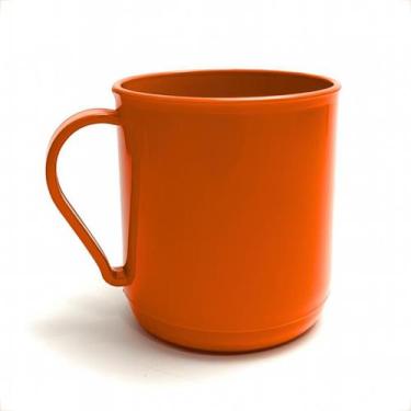 Imagem de Kit 4 Canecas Plásticas 400ML Material Premium Merenda Escolar Creche 