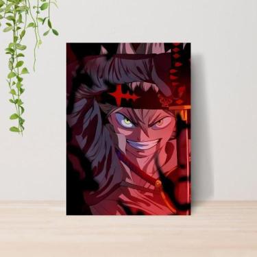 Imagem de Quadro Black Clover Anime A4  Placa MDF 08 - Lomi Art