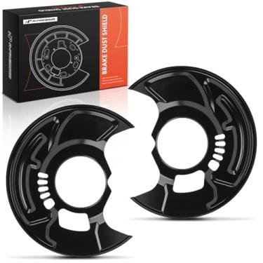 Imagem de A-Premium Protetor contra poeira de freio adequado para Nissan Kicks 2018-2024 Versa, preto, dianteiro esquerdo e direito, um conjunto de 2