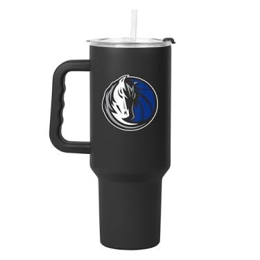 Imagem de FANMATS Copo NBA Dallas Mavericks 1,134 g com cabo de aço inoxidável – Acabamento em pó durável – Serve para a maioria dos porta-copos, copo NBA oficialmente licenciado – Vem com canudo