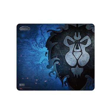 Imagem de Mouse pad para jogos Blizzard, azul, vidro