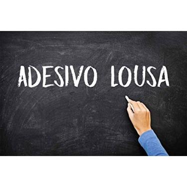 Imagem de Adesivo Lousa Adesiva Quadro Negro Preto Fosco 2m x 45cm Parede Moveis