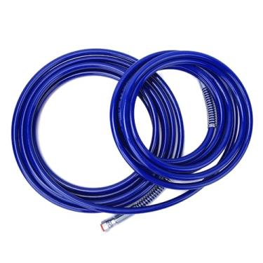 Imagem de AUNMAS Mangueira Flexível para Pintura Em Tubo de Fibra, Pistola Pulverizadora de Alta Pressão de 1/4 pol., Resistente a Produtos Químicos para Aplicação Precisa de Pintura