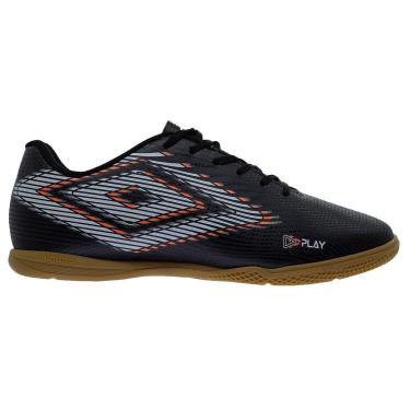 Imagem de Chuteira Masculino Indoor Umbro Play Preto-Masculino