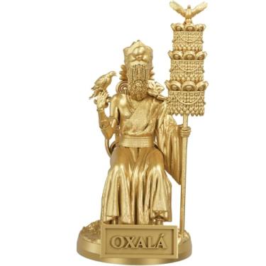 Imagem de Estátua Oxalá Umbanda Candomblé - Orixá Obatalá (Cor Ouro)
