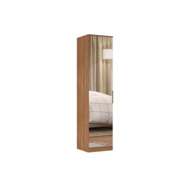 Imagem de Modulado de Quarto Guarda Roupa c/ 1 Porta c/ Espelho 71230K Irlanda A