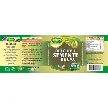 Imagem de Óleo De Semente De Uva 1200Mg 120cap