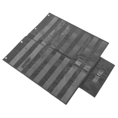 Imagem de Standard Hanging Pocket Chart for Classroom Sturdy Word Cards Storage Easy to Use Suspend for Teaching Supplies Black Color Multi Pocket Design